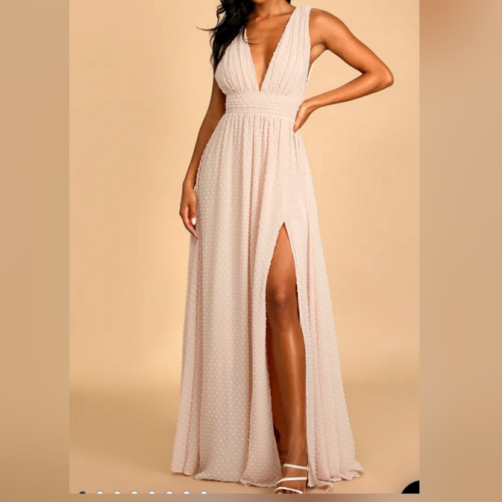 Lulus wonderful occasion sleeveless maxi dress size L